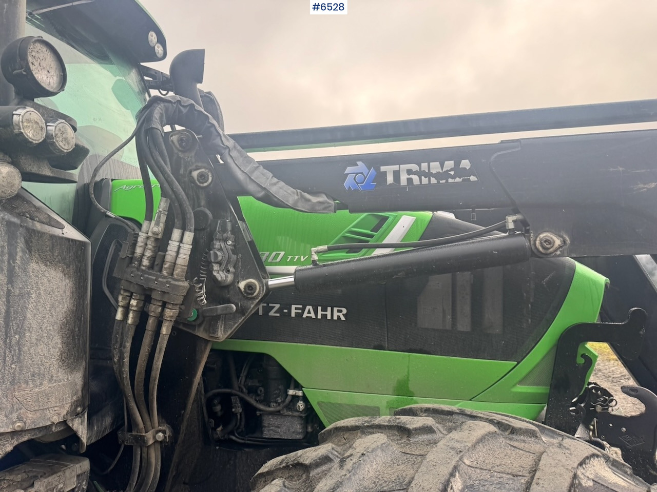 Máy cày 2015 Deutz-fahr 6180 Agrotron w/ Front loader and Front hydraulics. 4010 hours!: hình 15