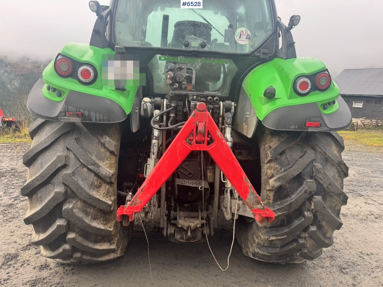 Máy cày 2015 Deutz-fahr 6180 Agrotron w/ Front loader and Front hydraulics. 4010 hours!: hình 6