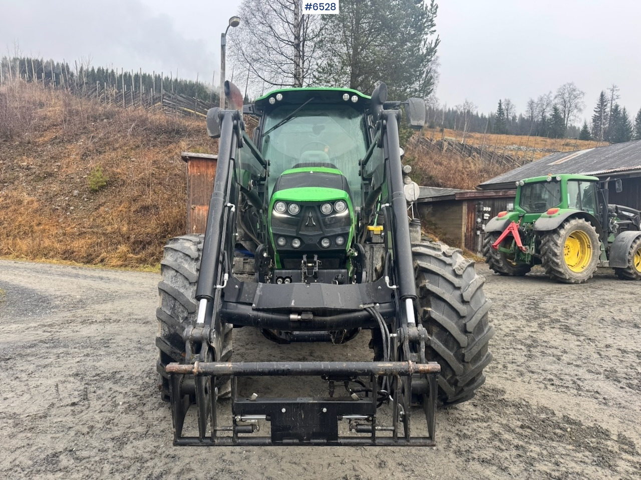Máy cày 2015 Deutz-fahr 6180 Agrotron w/ Front loader and Front hydraulics. 4010 hours!: hình 10