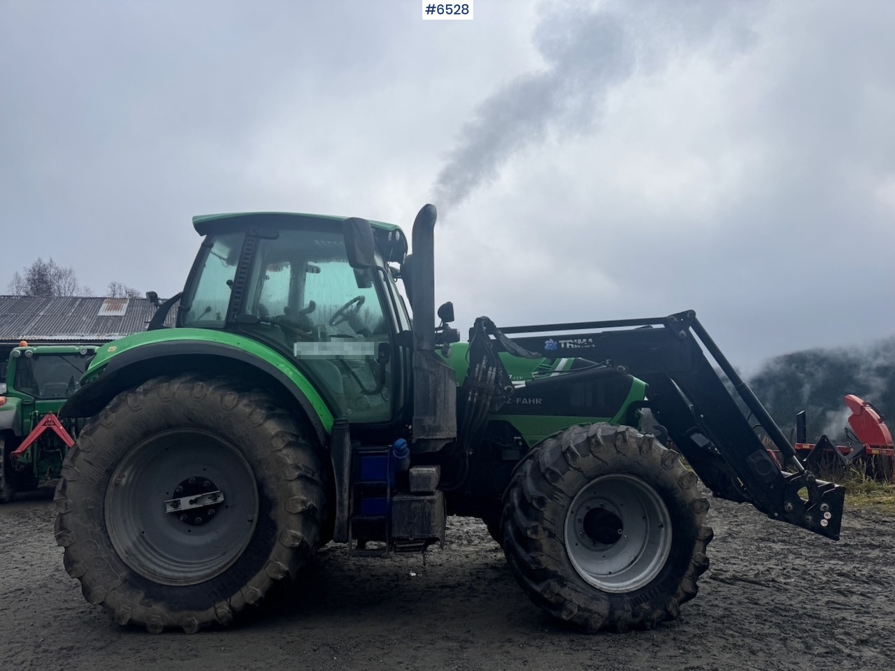 Máy cày 2015 Deutz-fahr 6180 Agrotron w/ Front loader and Front hydraulics. 4010 hours!: hình 8