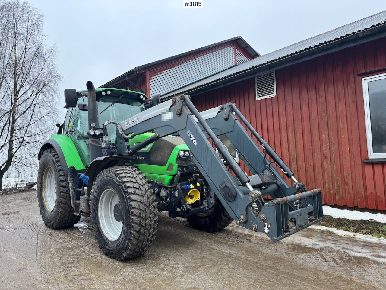 2015 Deutz-fahr 6190 Agrotron w/ Front loader, Front PTO and 2 sets of tires. - Máy cày: hình 2 2015 Deutz-fahr 6190 Agrotron w/ Front loader, Front PTO and 2 sets of tires. - Máy cày: hình 2