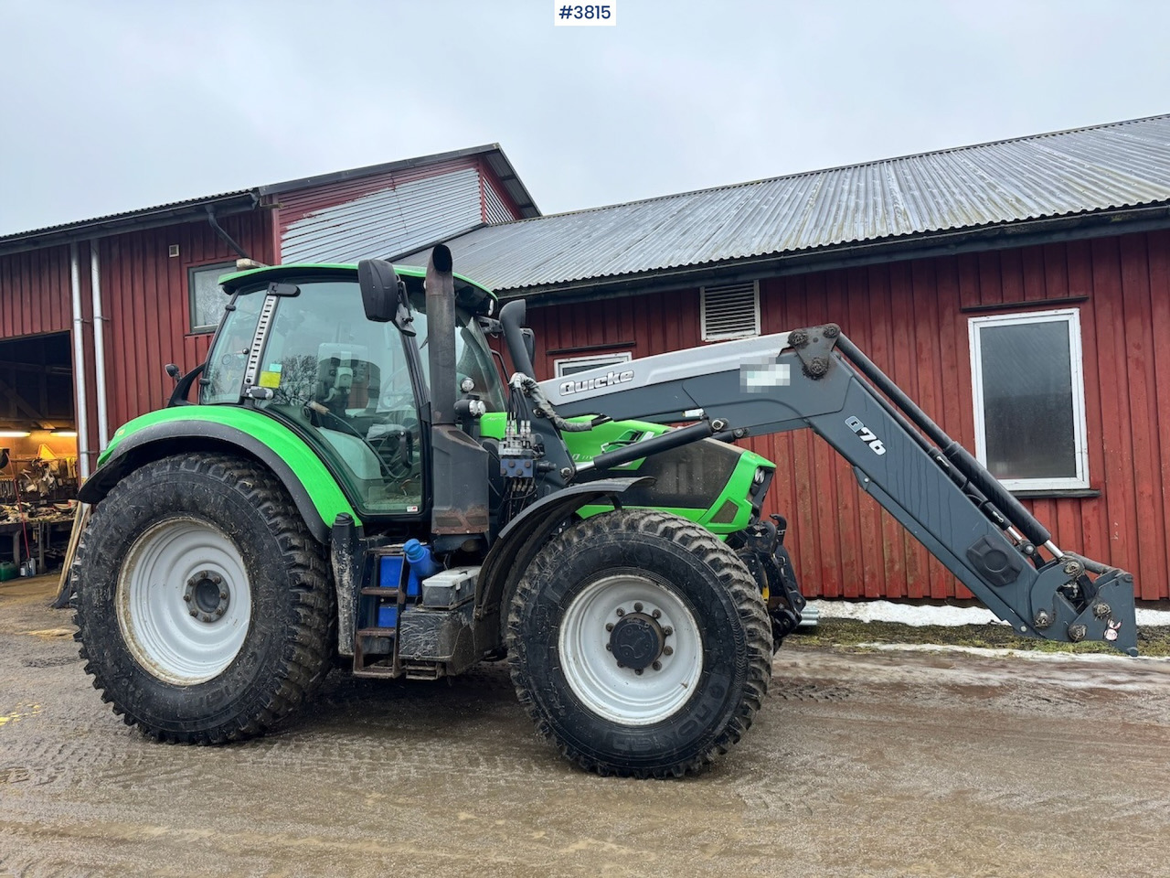 2015 Deutz-fahr 6190 Agrotron w/ Front loader, Front PTO and 2 sets of tires. - Máy cày: hình 1 2015 Deutz-fahr 6190 Agrotron w/ Front loader, Front PTO and 2 sets of tires. - Máy cày: hình 1