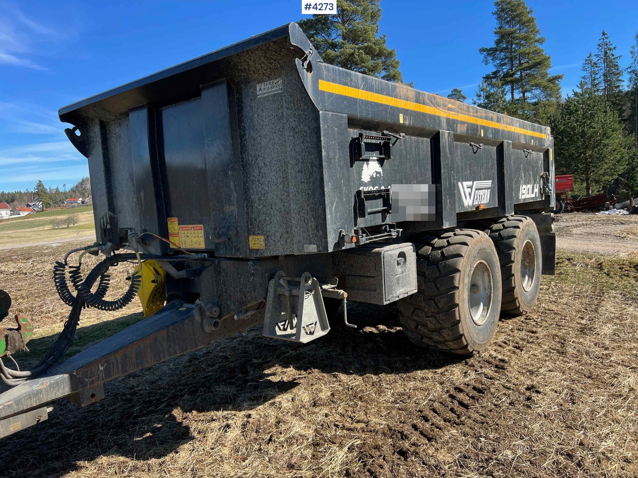 2020 Richard Western wf19DLH 2 axle dump trailer for tractor - Toa kéo nhỏng/ Xe đổ: hình 2 2020 Richard Western wf19DLH 2 axle dump trailer for tractor - Toa kéo nhỏng/ Xe đổ: hình 2