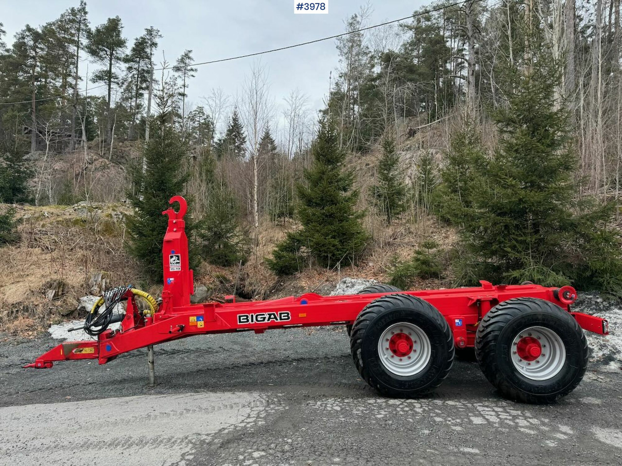 2022 Bigab 15-19 hook trailer - Rơ moóc thùng thấp: hình 2 2022 Bigab 15-19 hook trailer - Rơ moóc thùng thấp: hình 2