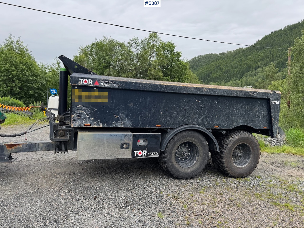 2023 TOR T15T50 Dump trailer. - Toa kéo nhỏng/ Xe đổ: hình 5 2023 TOR T15T50 Dump trailer. - Toa kéo nhỏng/ Xe đổ: hình 5