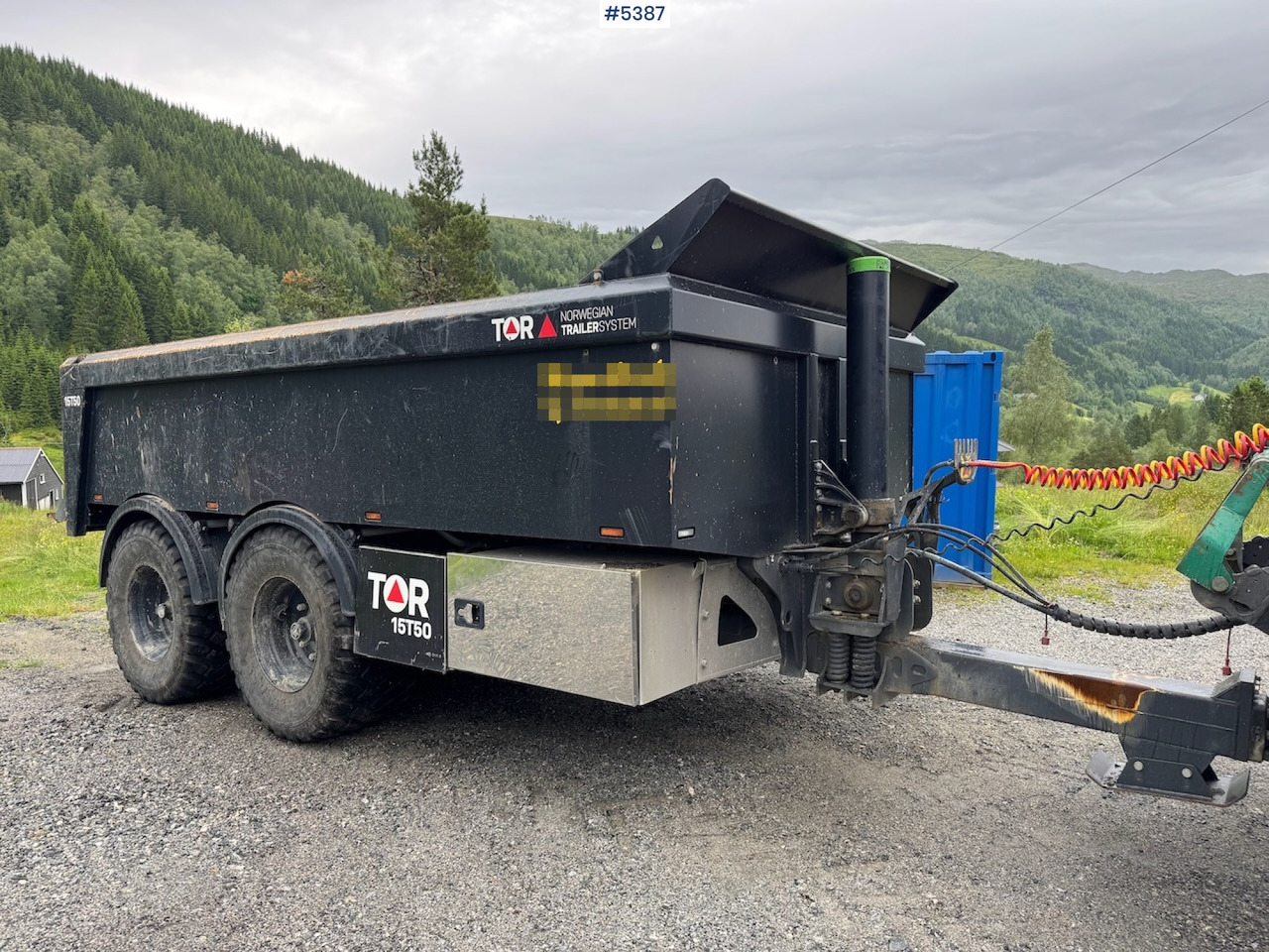 2023 TOR T15T50 Dump trailer. - Toa kéo nhỏng/ Xe đổ: hình 2 2023 TOR T15T50 Dump trailer. - Toa kéo nhỏng/ Xe đổ: hình 2