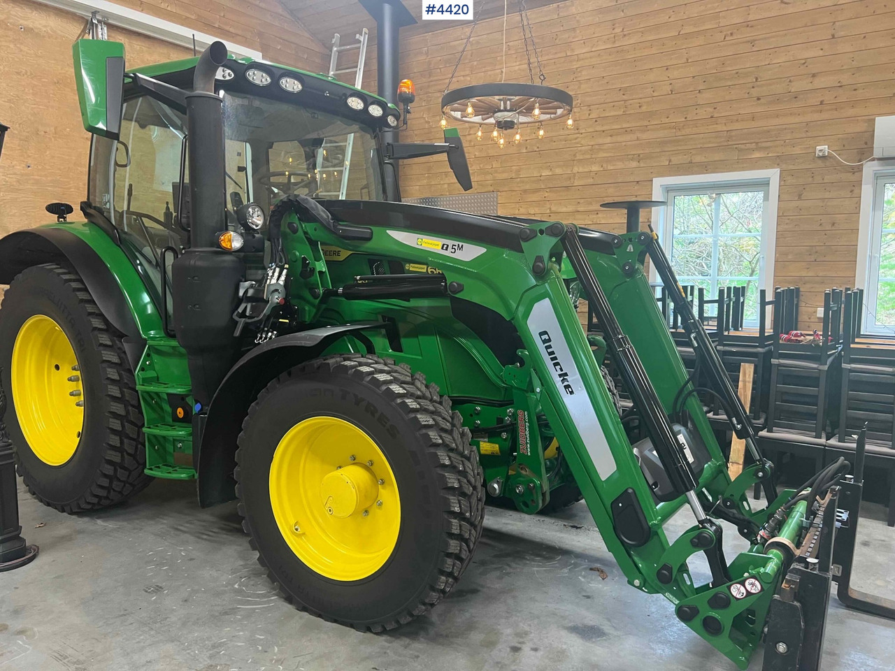 2024 John Deere 6150R w/ Quicke Front Loader & Bucket - Máy cày: hình 3 2024 John Deere 6150R w/ Quicke Front Loader & Bucket - Máy cày: hình 3