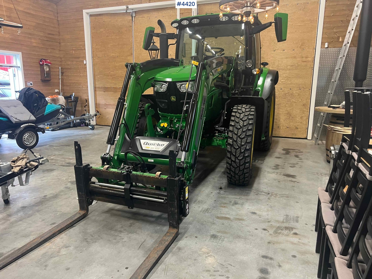 2024 John Deere 6150R w/ Quicke Front Loader & Bucket - Máy cày: hình 3 2024 John Deere 6150R w/ Quicke Front Loader & Bucket - Máy cày: hình 3