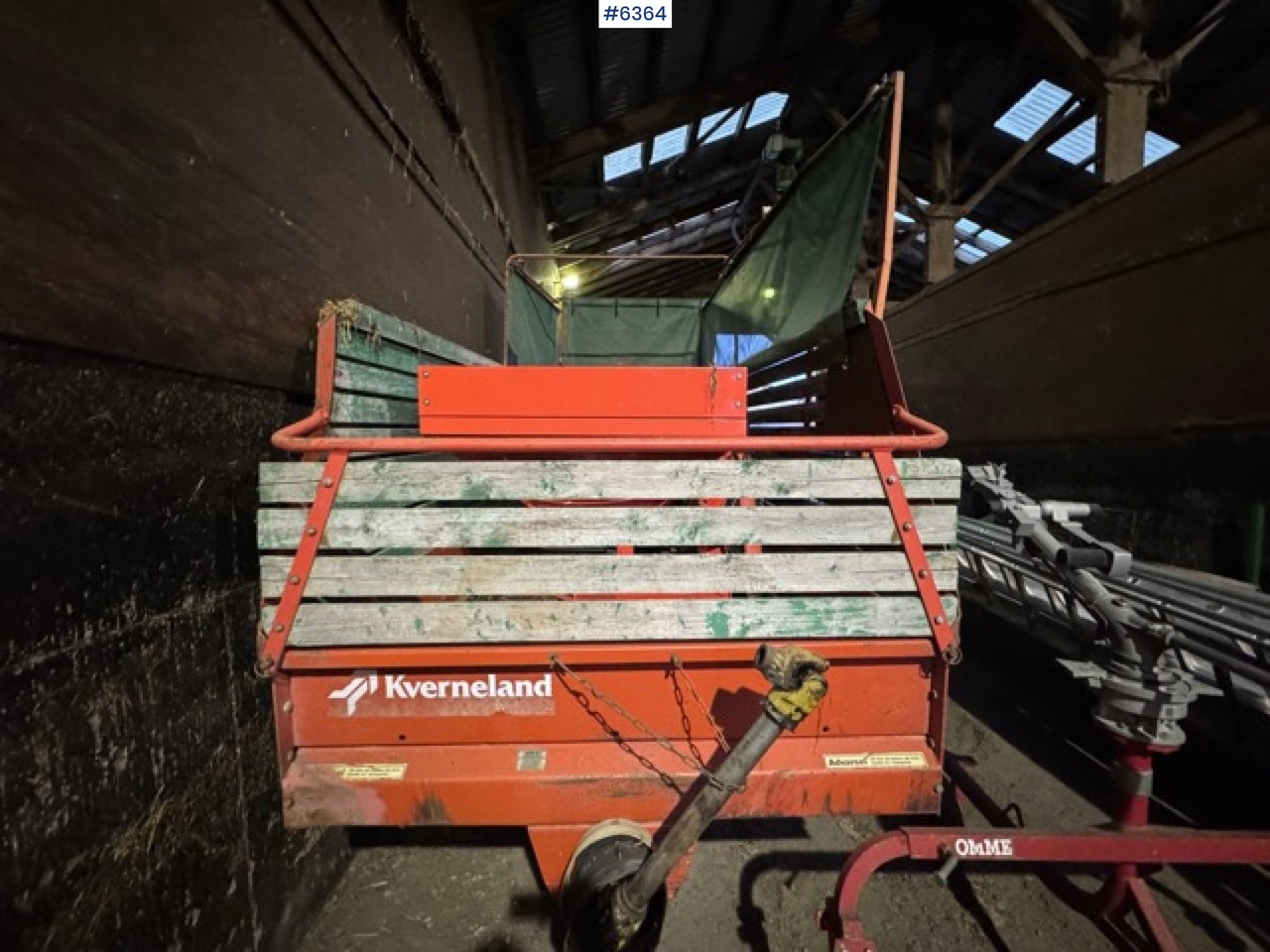 Approx. 1990 Kverneland UN7000 unloading wagon - Trang thiết bị dàn trải: hình 4 Approx. 1990 Kverneland UN7000 unloading wagon - Trang thiết bị dàn trải: hình 4