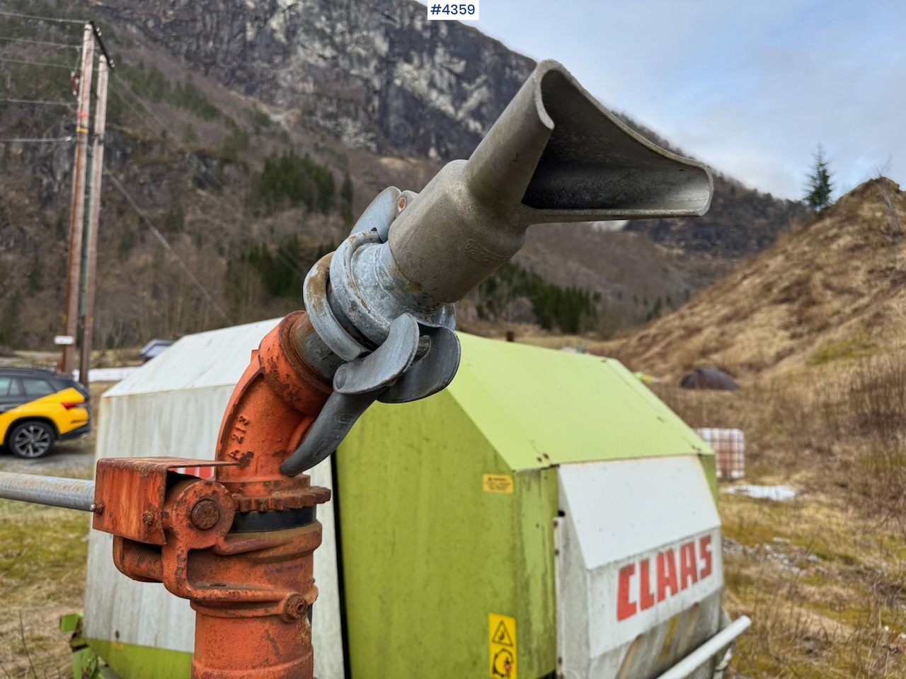 Máy rải phân chuồng Bauer Manure spreader with boom cannon.: hình 11
