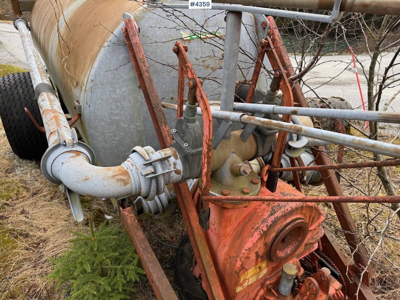 Máy rải phân chuồng Bauer Manure spreader with boom cannon.: hình 10