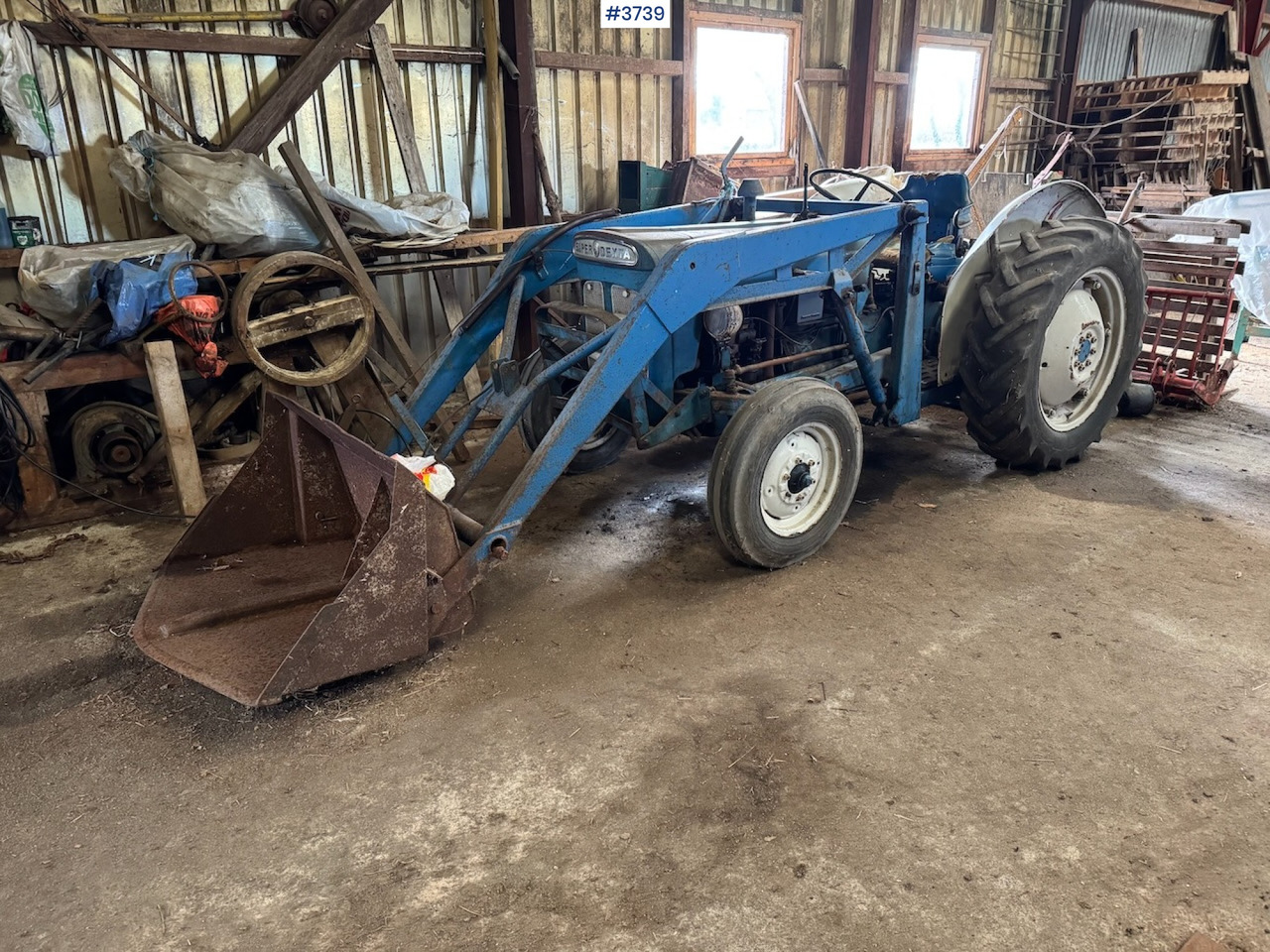 Ford Super Dexta w/front loader - Máy cày: hình 1 Ford Super Dexta w/front loader - Máy cày: hình 1