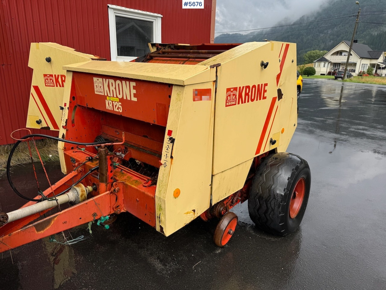 Krone KR 125 Round Baler - Trang thiết bị dàn trải: hình 5 Krone KR 125 Round Baler - Trang thiết bị dàn trải: hình 5