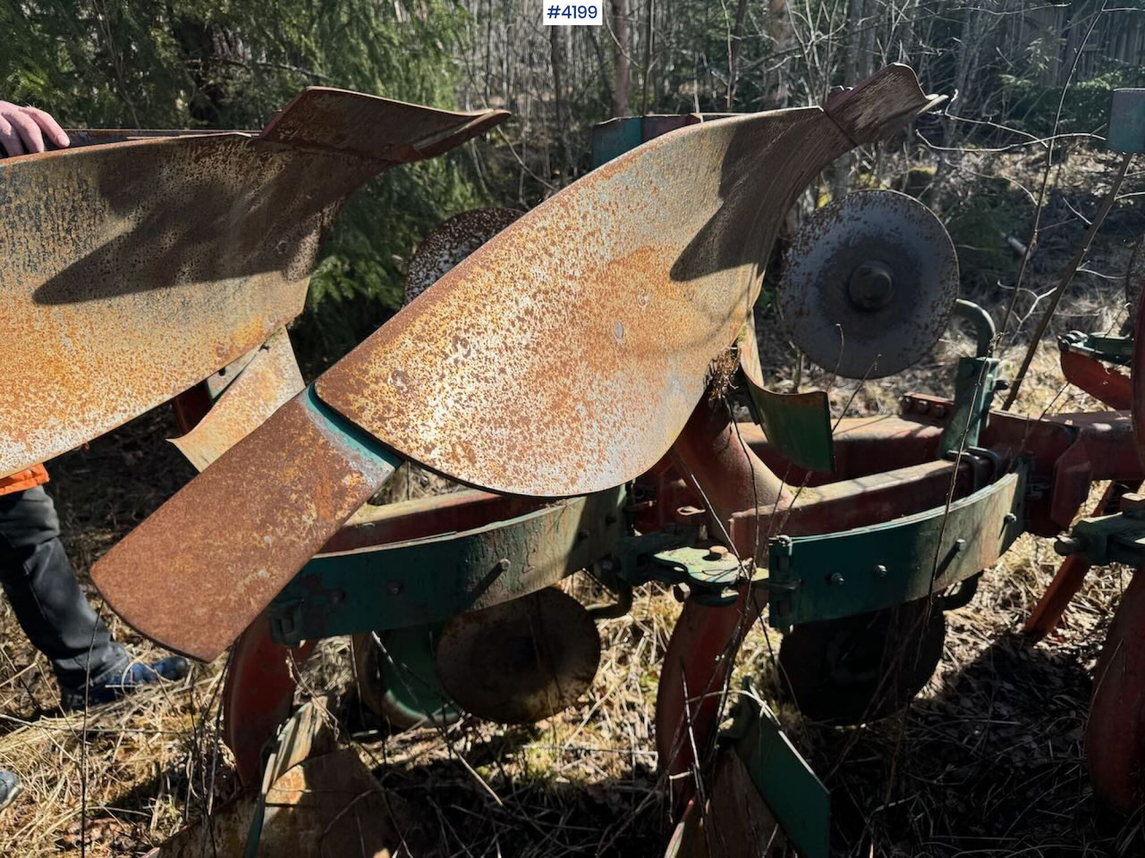 Thiết bị xới đất Kverneland 3-furrow reversible plow: hình 11
