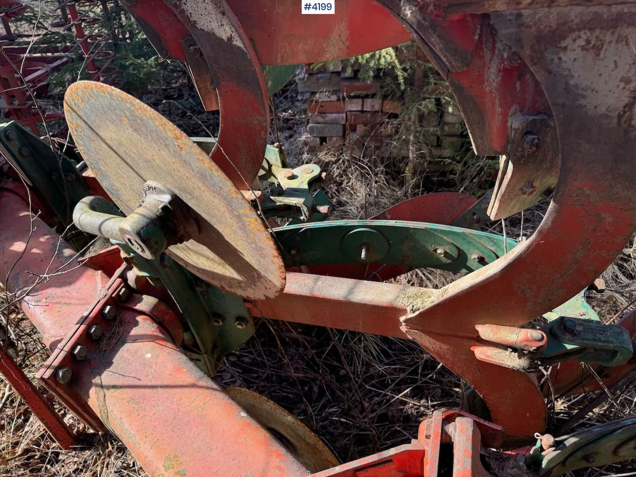 Thiết bị xới đất Kverneland 3-furrow reversible plow: hình 10