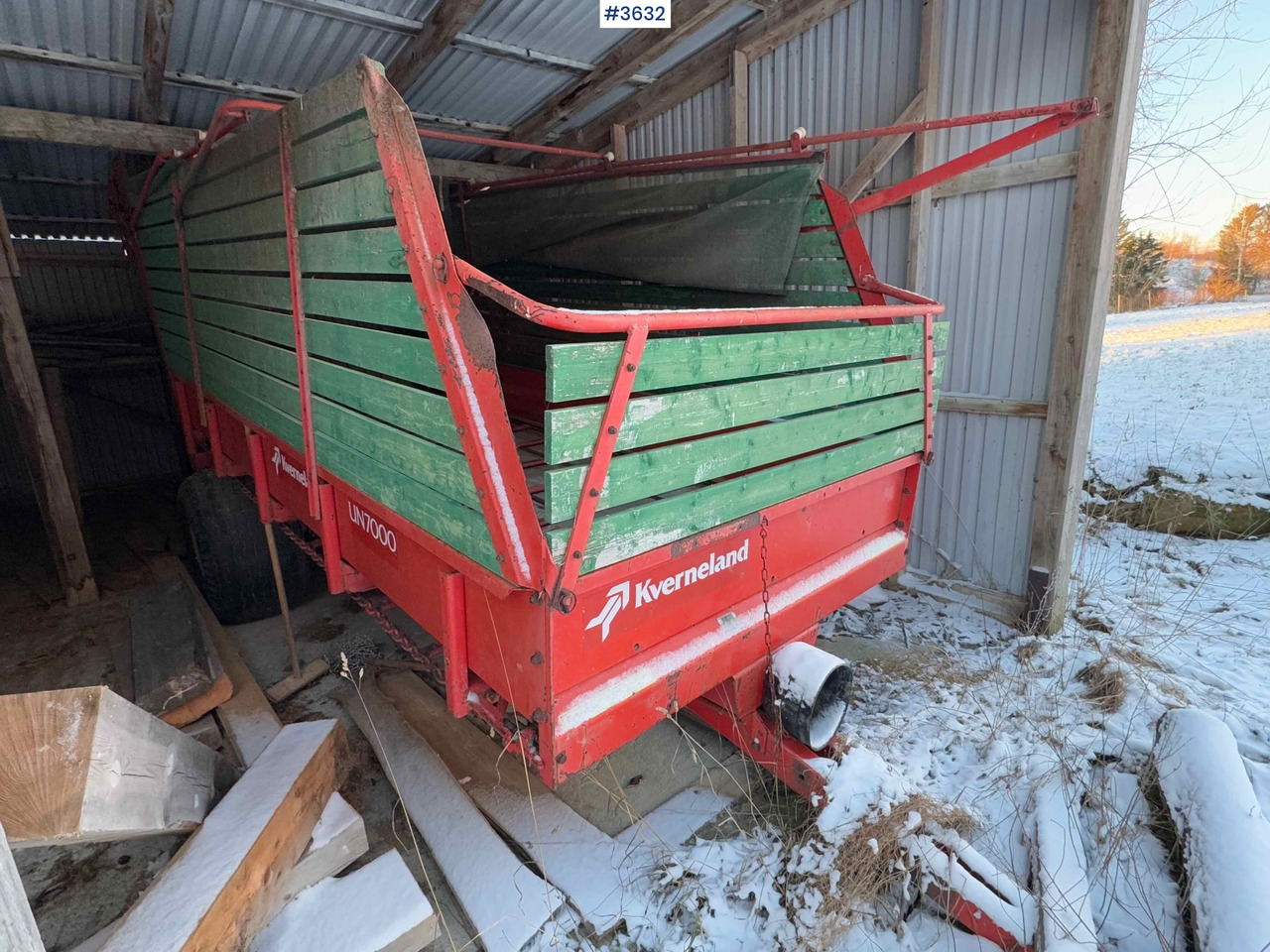 Kverneland UN7000 unloading trailer - Trang thiết bị dàn trải: hình 5 Kverneland UN7000 unloading trailer - Trang thiết bị dàn trải: hình 5