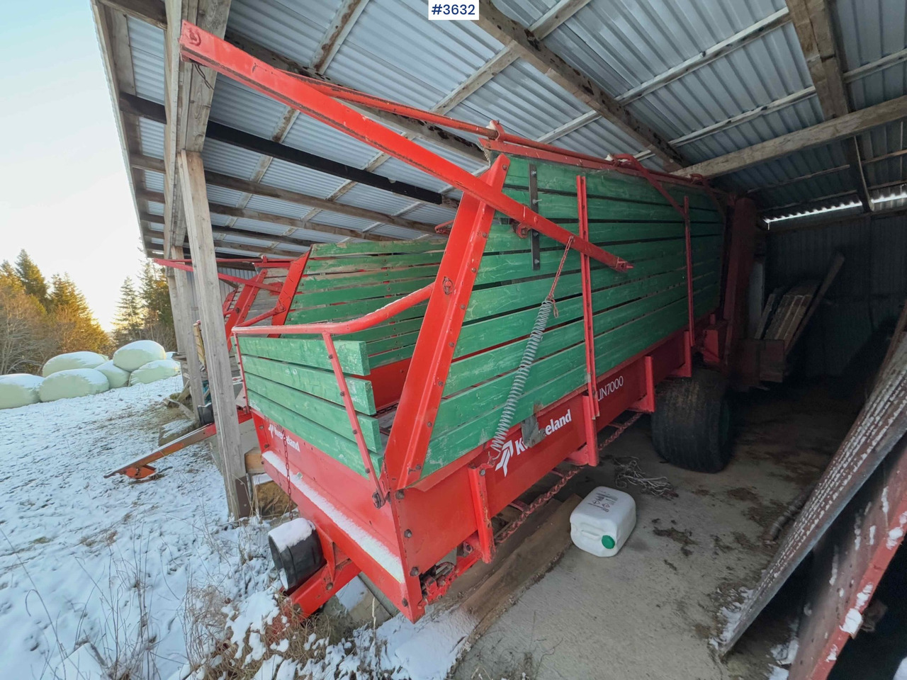 Kverneland UN7000 unloading trailer - Trang thiết bị dàn trải: hình 4 Kverneland UN7000 unloading trailer - Trang thiết bị dàn trải: hình 4
