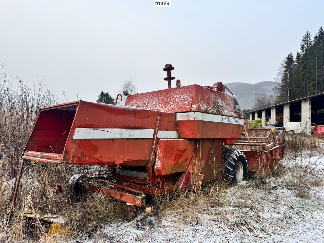 Massey Ferguson 487 Combine Harvester. - Máy gặt đập: hình 2 Massey Ferguson 487 Combine Harvester. - Máy gặt đập: hình 2