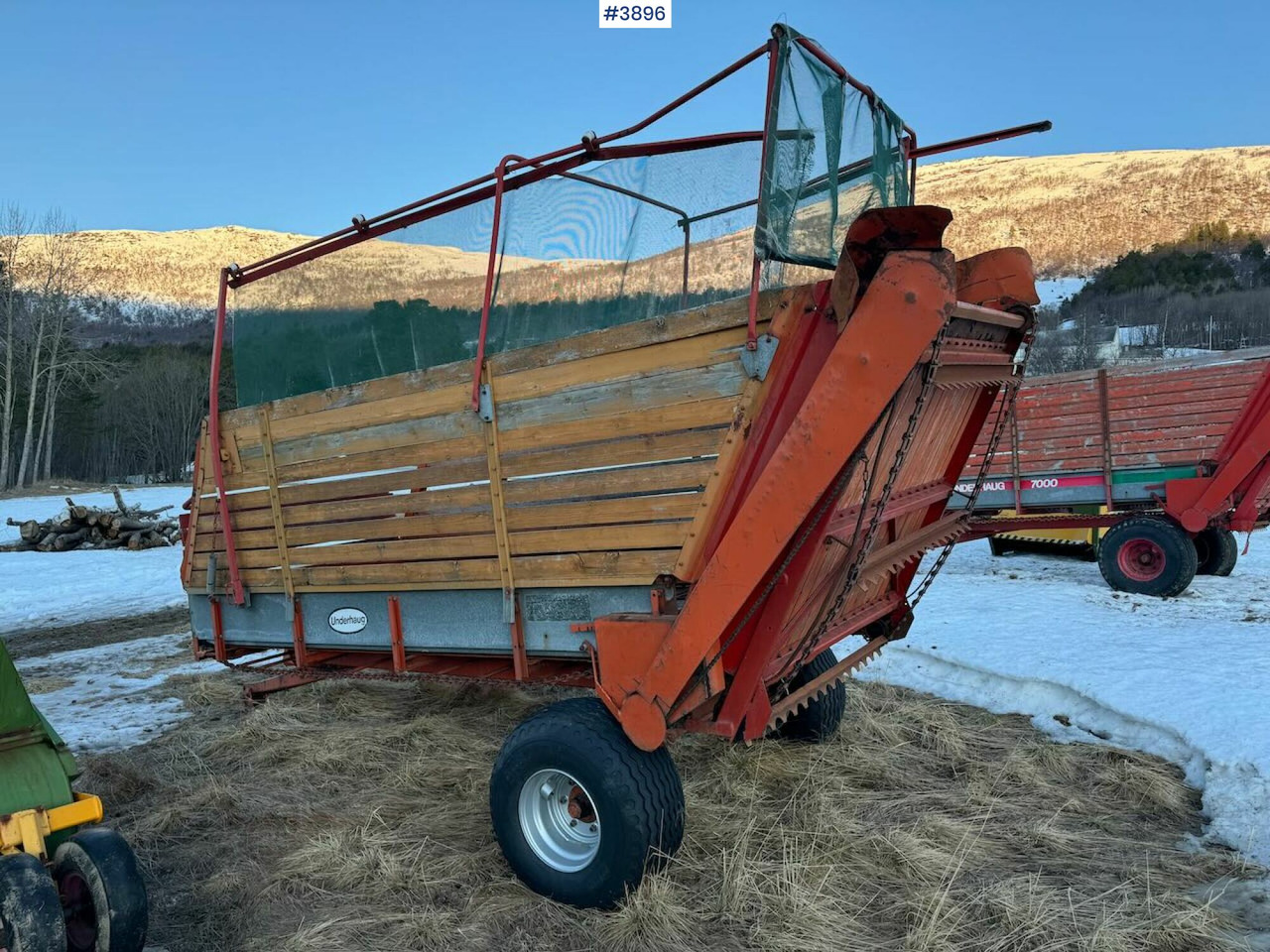 Underhaug 7012 Unloader wagon - Trang thiết bị dàn trải: hình 4 Underhaug 7012 Unloader wagon - Trang thiết bị dàn trải: hình 4