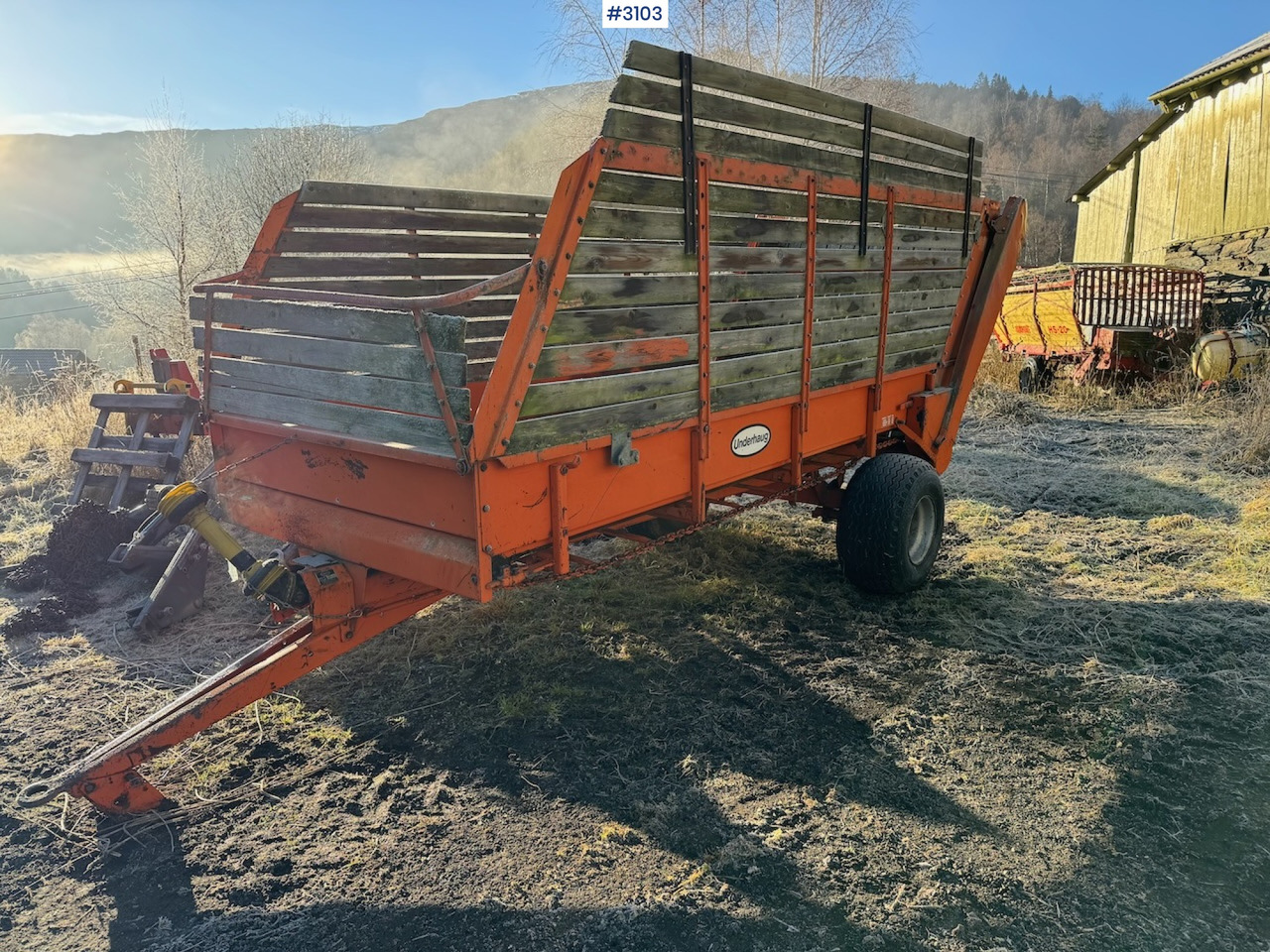 Underhaug Forage wagon - Trang thiết bị dàn trải: hình 2 Underhaug Forage wagon - Trang thiết bị dàn trải: hình 2