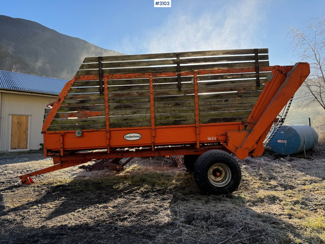 Underhaug Forage wagon - Trang thiết bị dàn trải: hình 1 Underhaug Forage wagon - Trang thiết bị dàn trải: hình 1