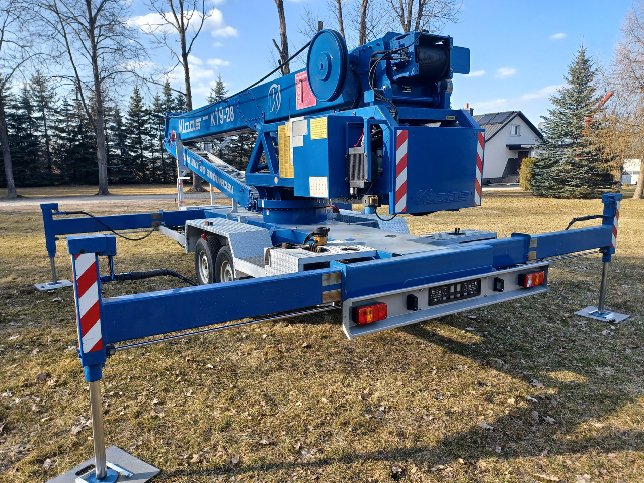 Klaas K19-28 - Cẩu bánh lốp, Rơ moóc: hình 2 Klaas K19-28 - Cẩu bánh lốp, Rơ moóc: hình 2
