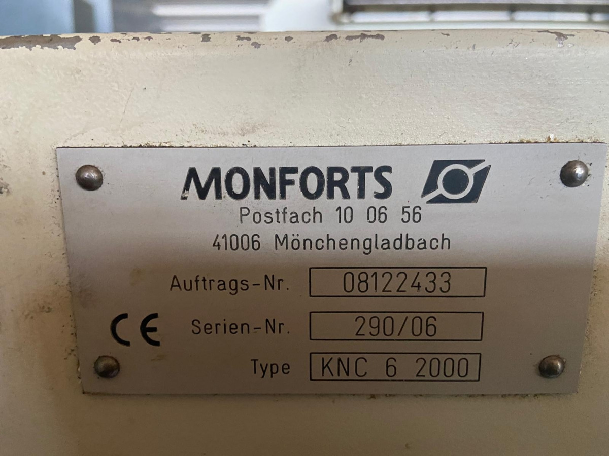 MONFORTS KNC 6-2000 - Máy tiện kim loại: hình 3 MONFORTS KNC 6-2000 - Máy tiện kim loại: hình 3