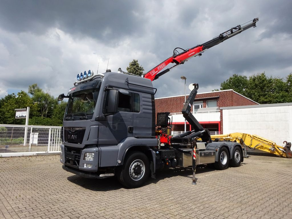 MAN 26.500 Abroller + Fassi F125A Kran 6x2-4 Allrad - Xe cẩu tự hành, Xe tải nâng móc: hình 2 MAN 26.500 Abroller + Fassi F125A Kran 6x2-4 Allrad - Xe cẩu tự hành, Xe tải nâng móc: hình 2