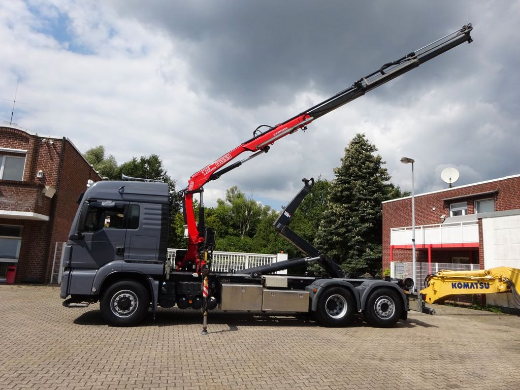 MAN 26.500 Abroller + Fassi F125A Kran 6x2-4 Allrad - Xe cẩu tự hành, Xe tải nâng móc: hình 1 MAN 26.500 Abroller + Fassi F125A Kran 6x2-4 Allrad - Xe cẩu tự hành, Xe tải nâng móc: hình 1
