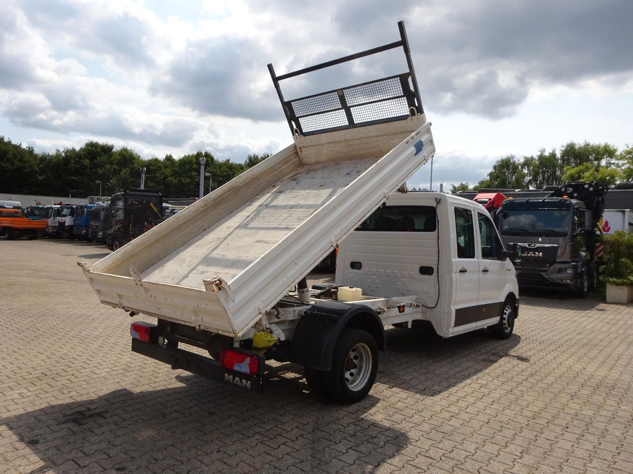 Xe ben nhỏ, Xe tải van MAN 6.180 TGE MEILLER 3Skipper Doppelkabine 4x2: hình 11