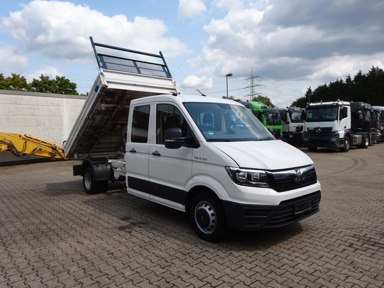 Xe ben nhỏ, Xe tải van MAN 6.180 TGE MEILLER 3Skipper Doppelkabine 4x2: hình 14