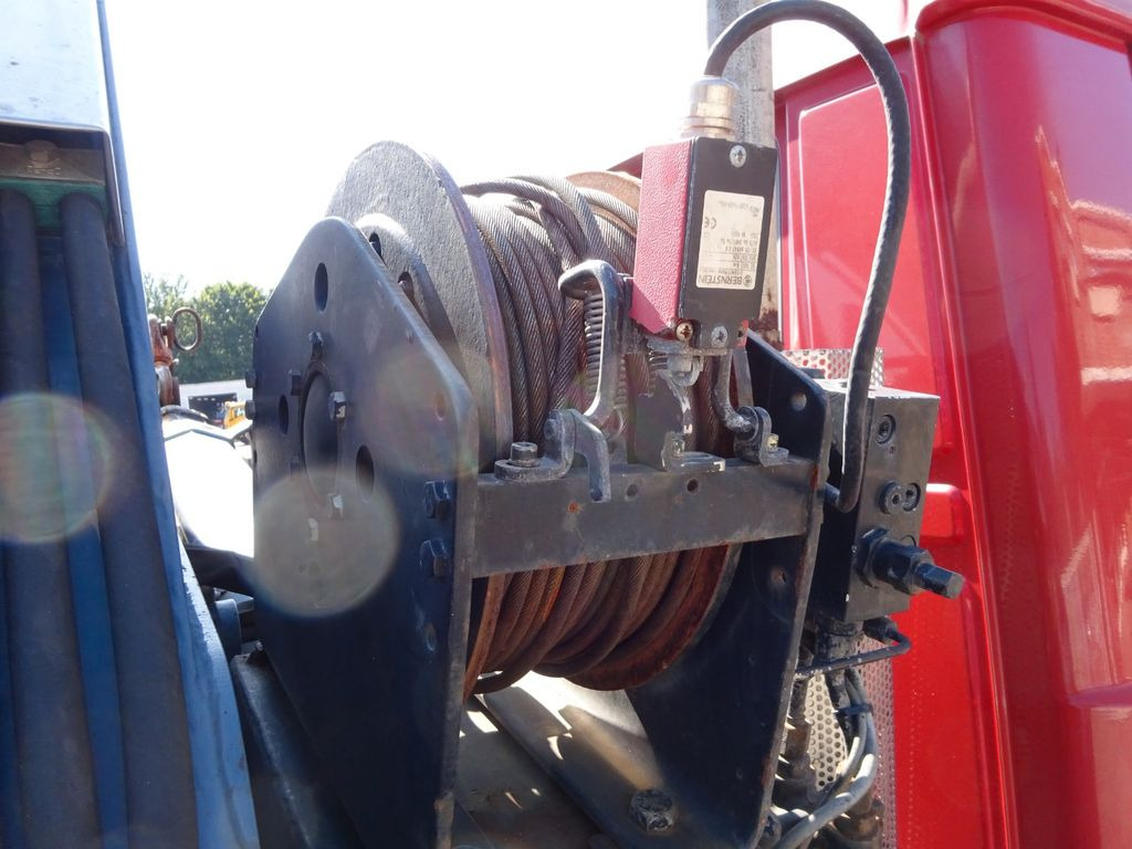 Xe cẩu tự hành, Xe tải thùng lửng/ Phẳng MAN 9.150 Pritsche + Effer 953S Dachdeckerkran 4x2: hình 11