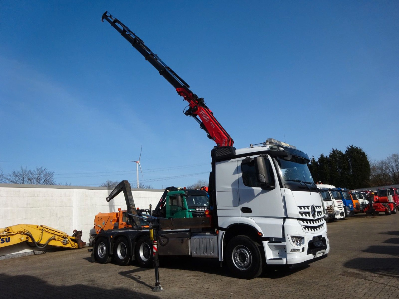 Mercedes-Benz 3248 Fassi Abroller + Fassi F275A 8x4 TRIDEM - Xe cẩu tự hành: hình 1 Mercedes-Benz 3248 Fassi Abroller + Fassi F275A 8x4 TRIDEM - Xe cẩu tự hành: hình 1
