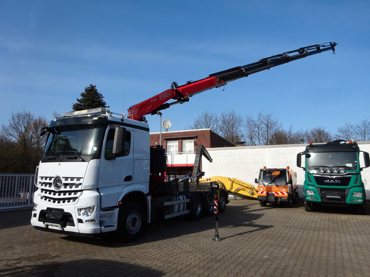 Mercedes-Benz 3248 Fassi Abroller + Fassi F275A 8x4 TRIDEM - Xe cẩu tự hành: hình 5 Mercedes-Benz 3248 Fassi Abroller + Fassi F275A 8x4 TRIDEM - Xe cẩu tự hành: hình 5