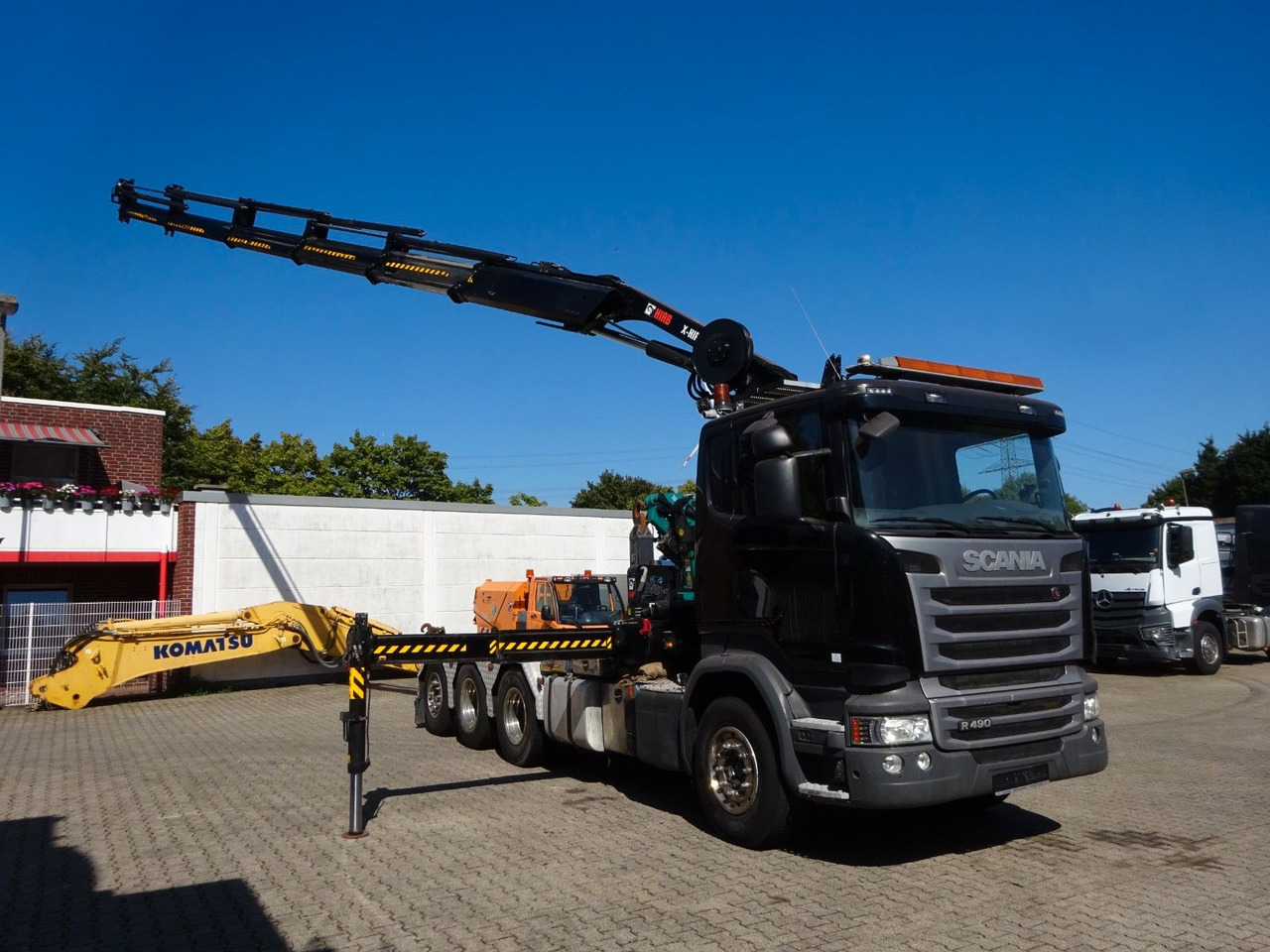 Scania R490 Abroller + HIAB 302E-6 Bj.2021 !Kran TRIDEM Scania R490 Abroller + HIAB 302E-6 Kran *BJ 2021* - Xe cẩu tự hành, Xe tải nâng móc: hình 1 Scania R490 Abroller + HIAB 302E-6 Bj.2021 !Kran TRIDEM Scania R490 Abroller + HIAB 302E-6 Kran *BJ 2021* - Xe cẩu tự hành, Xe tải nâng móc: hình 1