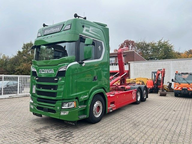 Scania S580 V8 MEILLER Abroller mit Lift+Lenkachse 6x2 - Xe tải nâng móc: hình 4 Scania S580 V8 MEILLER Abroller mit Lift+Lenkachse 6x2 - Xe tải nâng móc: hình 4