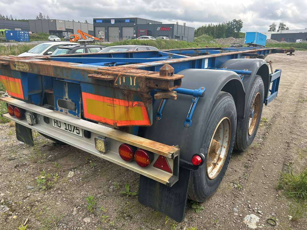 2004 Container-henger TURBO`HOET CONTAINERSEMITRAILER EU-godkjent - Xe chở container/ Sơ mi rơ moóc hoán đổi thân: hình 3 2004 Container-henger TURBO`HOET CONTAINERSEMITRAILER EU-godkjent - Xe chở container/ Sơ mi rơ moóc hoán đổi thân: hình 3
