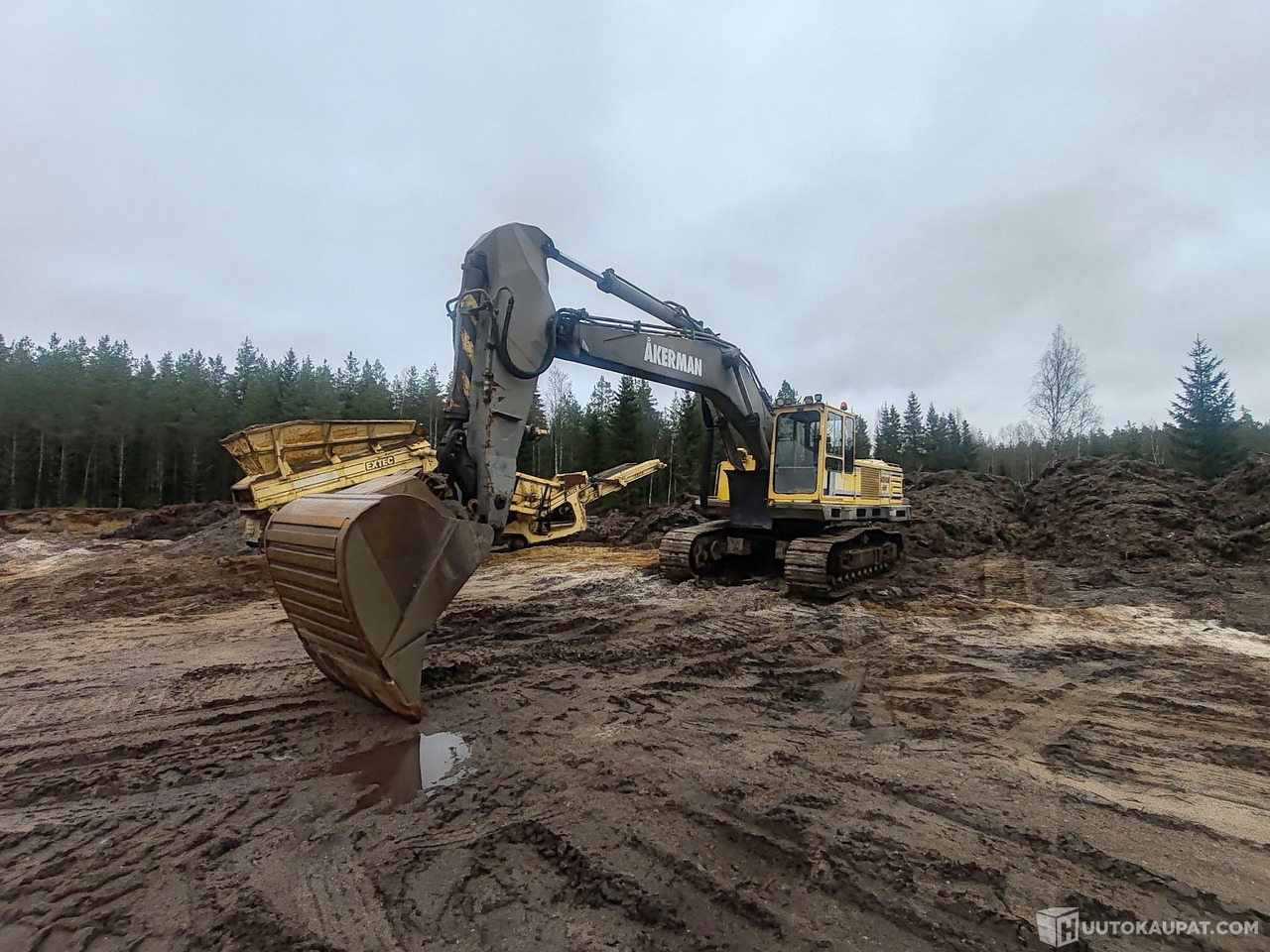 Åkerman H16D kaivinkone, 1992, Kurikka - Máy xúc bánh xích: hình 3 Åkerman H16D kaivinkone, 1992, Kurikka - Máy xúc bánh xích: hình 3