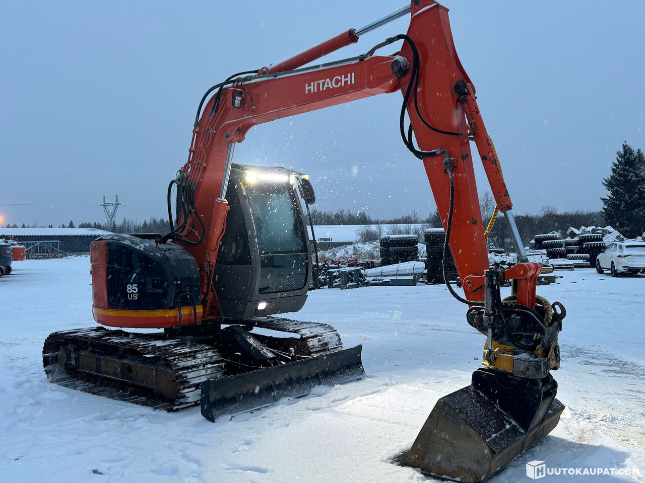Hitachi Zaxis ZX85 with mono boom + Engcon. 2004. Tracked excavator, Tornio - Máy xúc bánh xích: hình 2 Hitachi Zaxis ZX85 with mono boom + Engcon. 2004. Tracked excavator, Tornio - Máy xúc bánh xích: hình 2