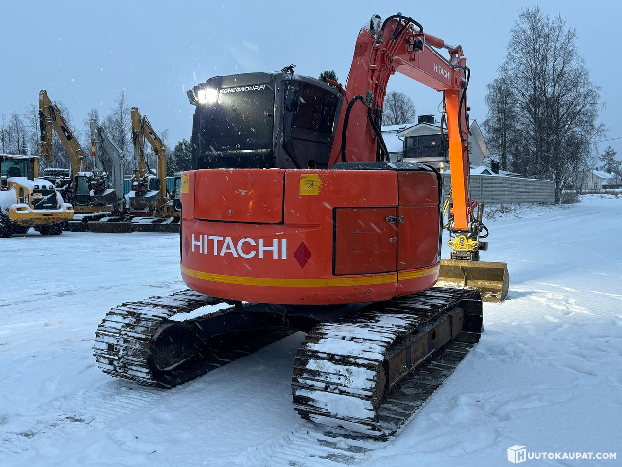 Hitachi Zaxis ZX85 with mono boom + Engcon. 2004. Tracked excavator, Tornio - Máy xúc bánh xích: hình 3 Hitachi Zaxis ZX85 with mono boom + Engcon. 2004. Tracked excavator, Tornio - Máy xúc bánh xích: hình 3