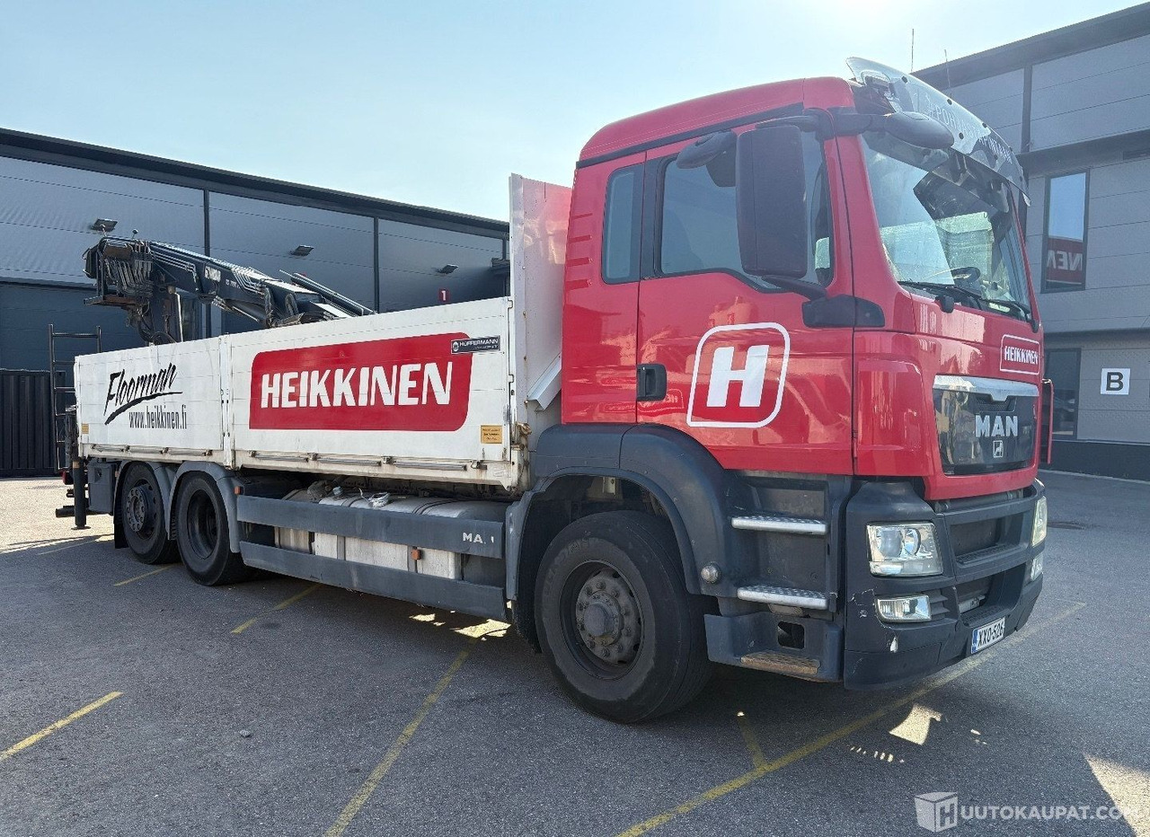 MAN TGS 26.440, 6x2, avolavakuorma-auto 6500mm HIAB 166 Pro nosturilla, 2012, Vantaa - Xe tải thùng lửng/ Phẳng, Xe cẩu tự hành: hình 3 MAN TGS 26.440, 6x2, avolavakuorma-auto 6500mm HIAB 166 Pro nosturilla, 2012, Vantaa - Xe tải thùng lửng/ Phẳng, Xe cẩu tự hành: hình 3