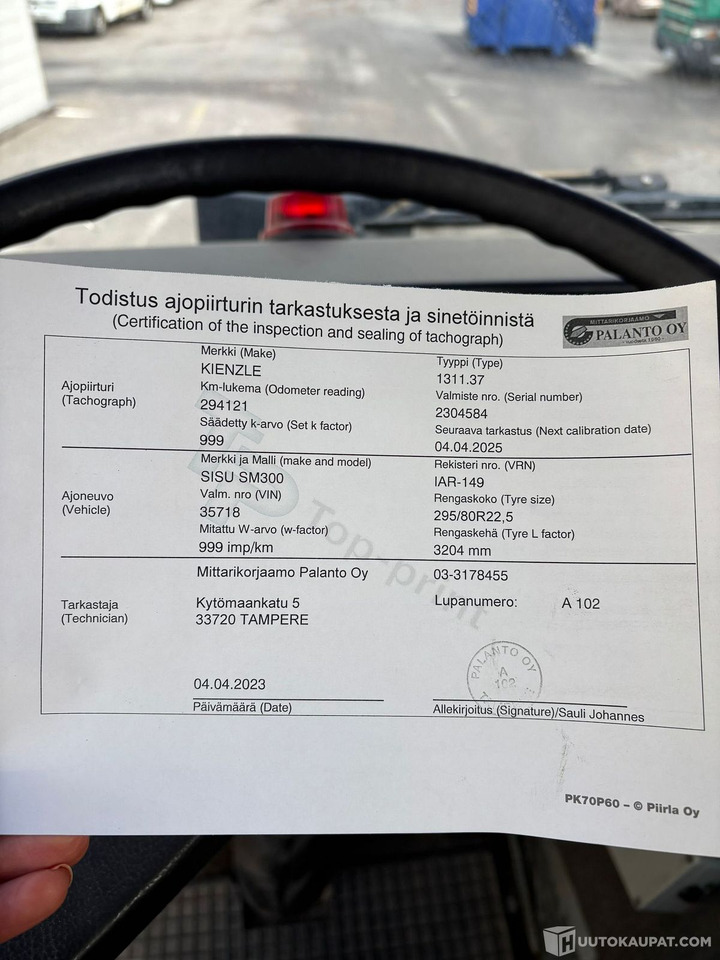 Xe bồn Sisu säiliöauto, 1983, Vantaa: hình 15