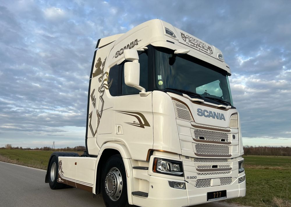 Scania R500 FULL AIR 2019 10x poduszki KLIMA POSTOJOWA / RETARDER / FULL SPOJLER / TOP STAN / od jedynego właściciela ! HYDRAULIKA spod beczki spożywczej ! / do wywrotu ruchomej podłogi beczki TOP TOP - Xe đầu kéo: hình 3 Scania R500 FULL AIR 2019 10x poduszki KLIMA POSTOJOWA / RETARDER / FULL SPOJLER / TOP STAN / od jedynego właściciela ! HYDRAULIKA spod beczki spożywczej ! / do wywrotu ruchomej podłogi beczki TOP TOP - Xe đầu kéo: hình 3