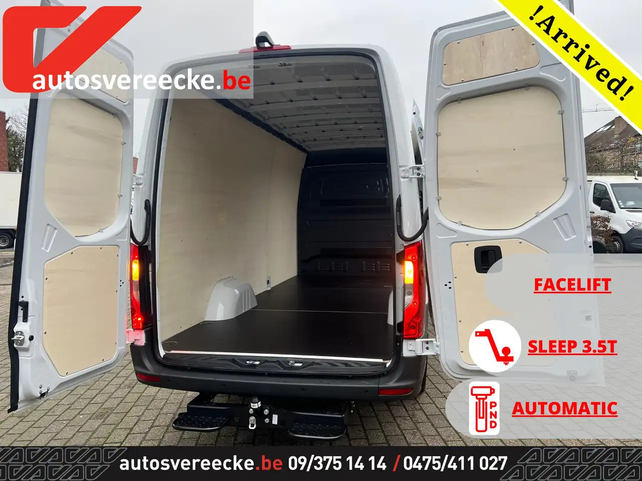 Mercedes-Benz Sprinter 317 L3H2 (48.500€ex) Facelift | 3.5T Trekhaak - Xe van chở hàng: hình 2 Mercedes-Benz Sprinter 317 L3H2 (48.500€ex) Facelift | 3.5T Trekhaak - Xe van chở hàng: hình 2