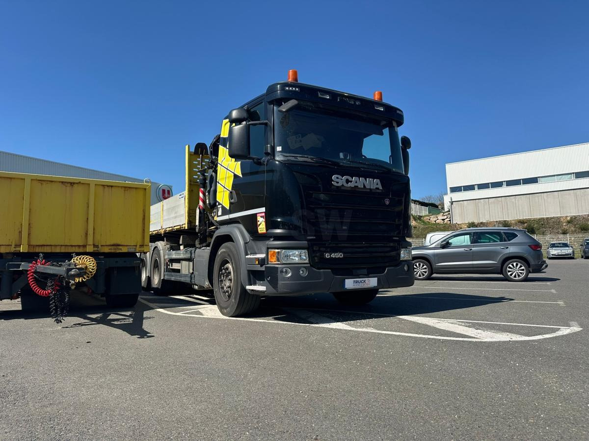 Scania G 450 - Xe tải thùng lửng/ Phẳng, Xe cẩu tự hành: hình 2 Scania G 450 - Xe tải thùng lửng/ Phẳng, Xe cẩu tự hành: hình 2