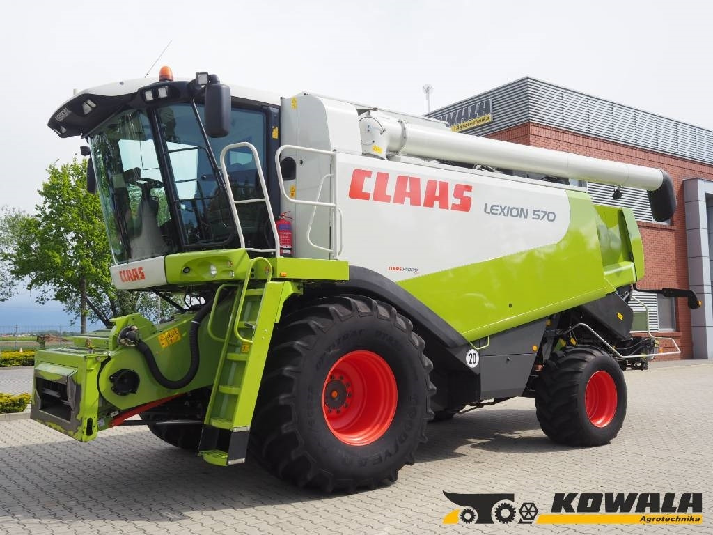 Claas Lexion 570 4WD + V750 - Máy gặt đập: hình 1 Claas Lexion 570 4WD + V750 - Máy gặt đập: hình 1