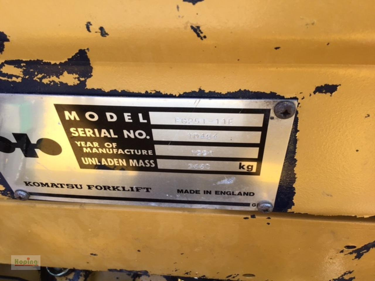 Cho thuê Komatsu FGT25T-11E Komatsu FGT25T-11E: hình 7