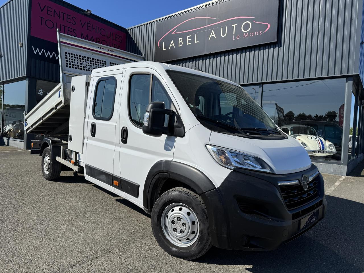 Opel Movano combi 165CH BLUEHDI S&S BENNE COFFRE DOUBLE CABINE 6 PLACES - Xe ben nhỏ: hình 2 Opel Movano combi 165CH BLUEHDI S&S BENNE COFFRE DOUBLE CABINE 6 PLACES - Xe ben nhỏ: hình 2