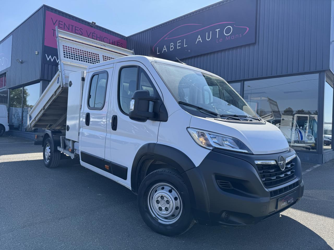 Opel Movano combi 3.5 MAXI 165CH BLUEHDI S&S BENNE COFFRE DOUBLE CABINE 6 PLACES - Xe ben nhỏ: hình 2 Opel Movano combi 3.5 MAXI 165CH BLUEHDI S&S BENNE COFFRE DOUBLE CABINE 6 PLACES - Xe ben nhỏ: hình 2