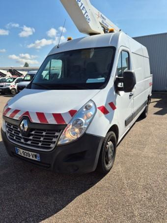 Renault Master Grand Confort L2H2 130.35CV Nacelle Tronquée France Elévateur 121 FTcc - Nền bục trên không gắn trên xe tải: hình 1 Renault Master Grand Confort L2H2 130.35CV Nacelle Tronquée France Elévateur 121 FTcc - Nền bục trên không gắn trên xe tải: hình 1